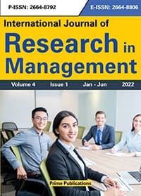 International Journal of Research in Management Cover Page